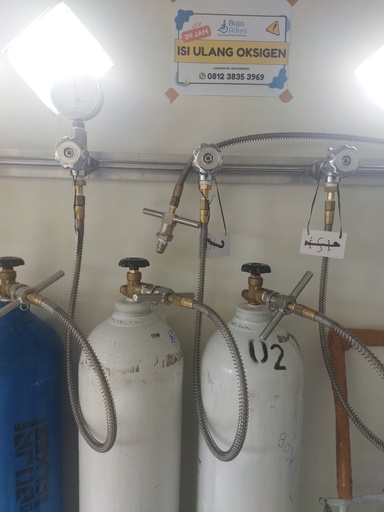 Isi Ulang Oksigen 1m3 